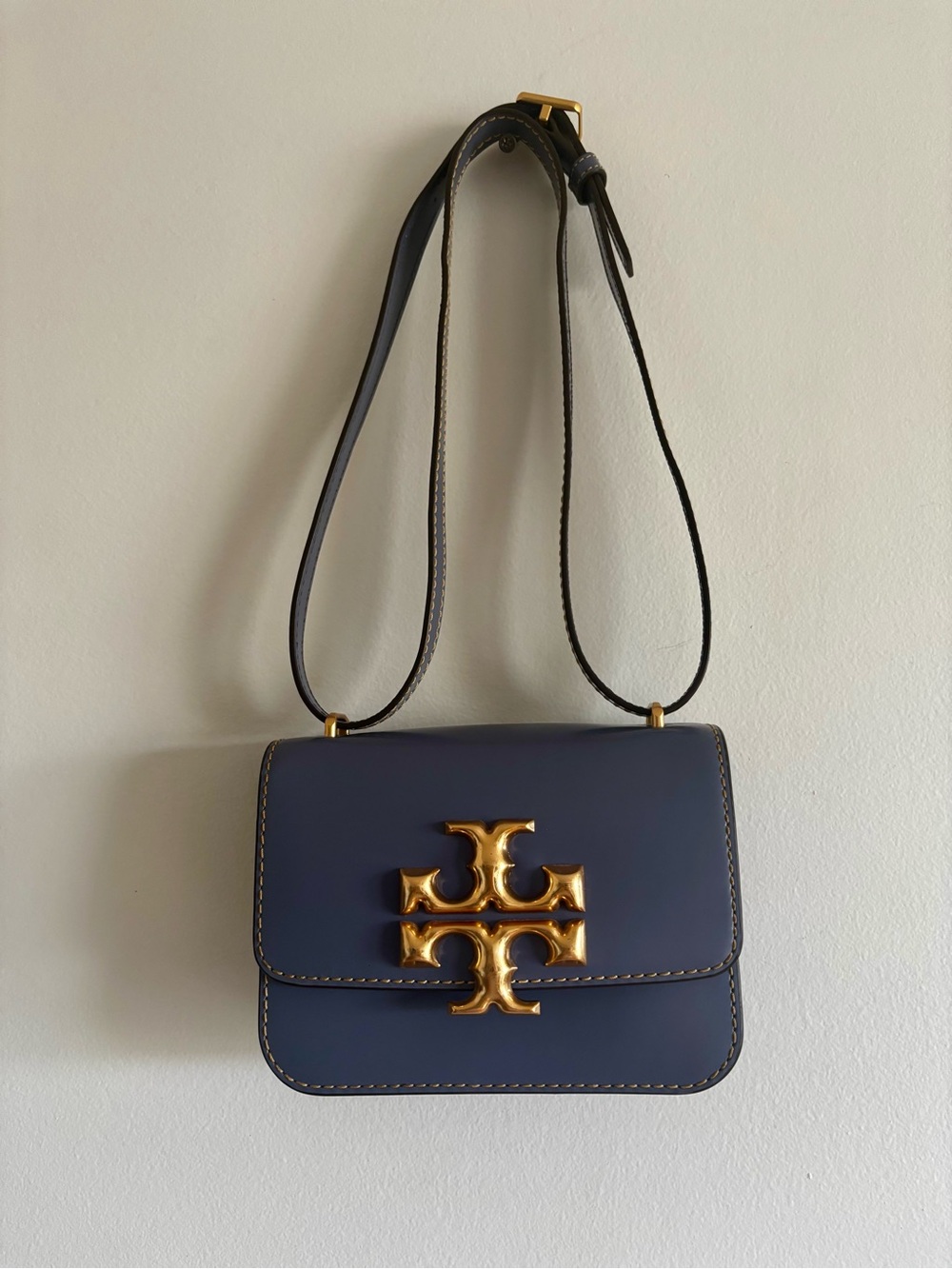 Tory Burch Purple Leather Crossbody Bag